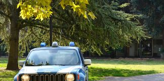 Polizia ai giardini Speyer